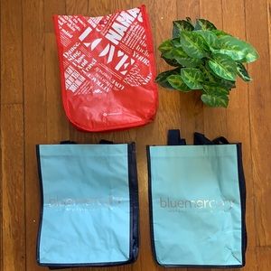 Blue mercury and lulu lemon bags